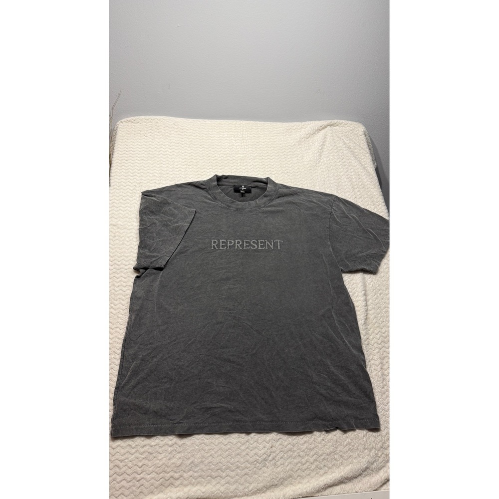 Represent Owners Club T-Shirt Mens XXL Charcoal Grey Embroidered Logo Portugal